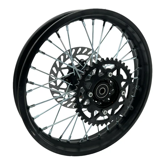 Ráfek 14" Zadní, T02-12mm s kotoučem a rozetou