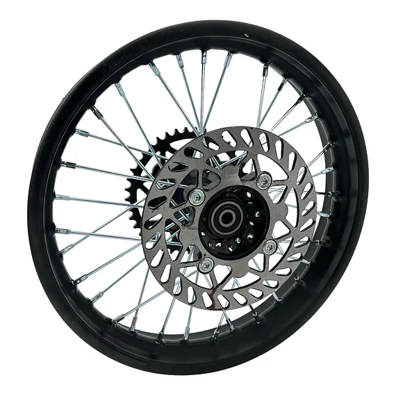 Ráfek 14" Zadní, T02-12mm s kotoučem a rozetou