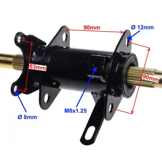 Kompletná zadná os ATV 110/125cc, typ 2