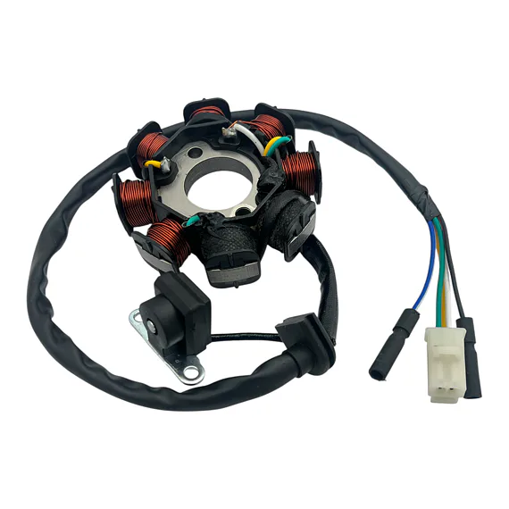 Stator s 8 cievkami pre motory GY6