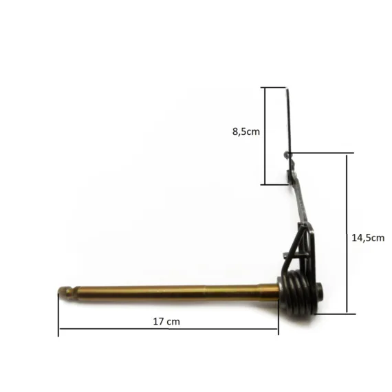 Hriadeľ radenia pre motor Zongshen 190