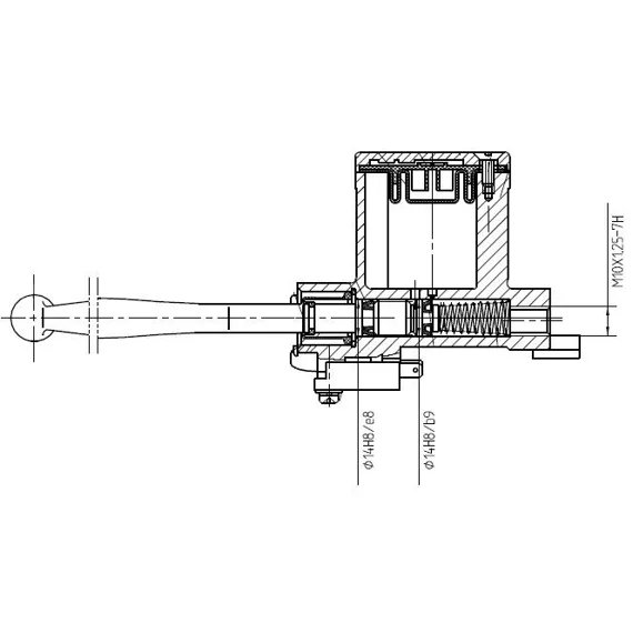 Pumpa hydraulická levá - univerzální použití, černá