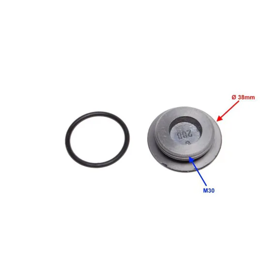 Víčko motoru pro dětské čtyřkolky 38mm, černé