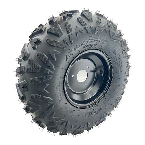 Kompletné predné koleso 8", 19x7.00-8, A-Shape 3 otvory, stred 55mm