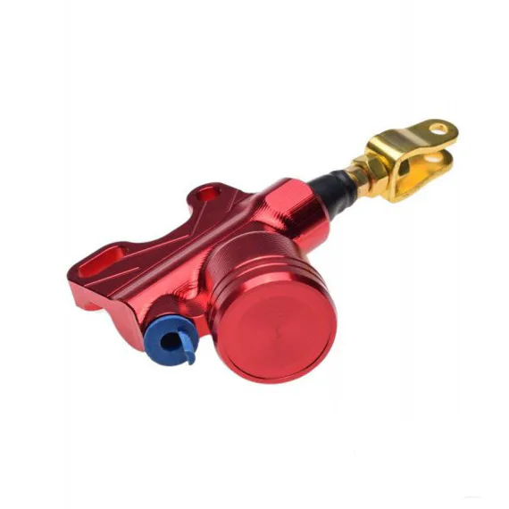 Brzdová pumpa pitbike, čtyřkolka CNC červená