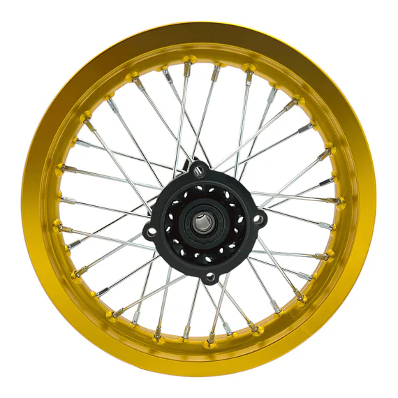 Zadný ráfik na pitbike 12 palcov ALLOY – zlatá farba