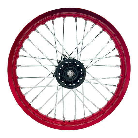 Predný ráfik na pitbike 14 palcov ALLOY – červený