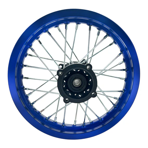 Zadní ráfek pitbike 12 palců ALLOY modrá