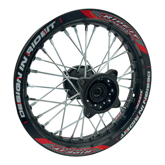 Zadný ráfik na pitbike 12 palcov RIDEIT – čierny
