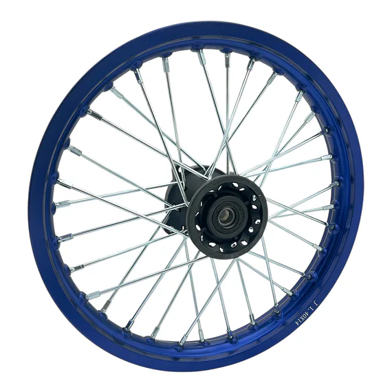 Predný ráfik na pitbike 14 palcov ALLOY modrý