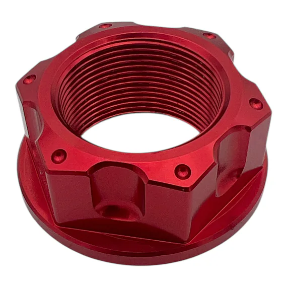 Horná CNC matica krku riadenia, červená