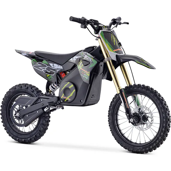 Minicross MiniRocket Coyote 1800W, kolesá 14/12 – zelená