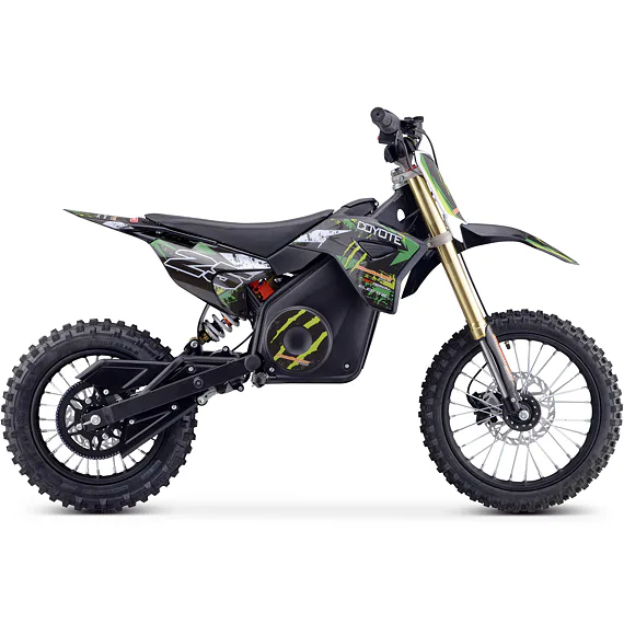 Minicross MiniRocket Coyote 1800W, kolesá 14/12 – zelená