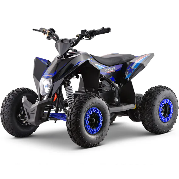 Detská elektrická štvorkolka FactoryTeam 1000W - Modrá