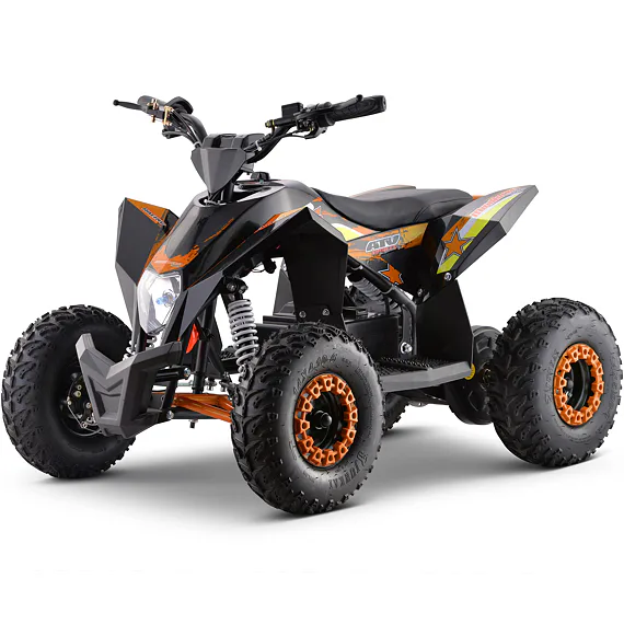 Detská elektrická štvorkolka FactoryTeam 1000W - Oranžová