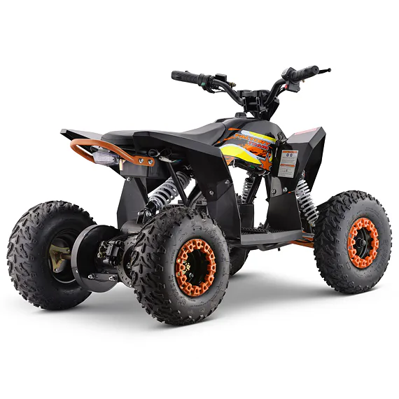 Detská elektrická štvorkolka FactoryTeam 1000W - Oranžová
