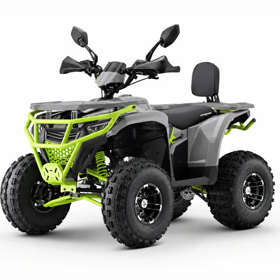 Štvorkolka MiniRocket Troodon 3+1 Deluxe sivo-zelená