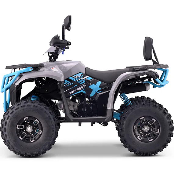 Štvorkolka MiniRocket Troodon 3+1 Deluxe sivo-modrá