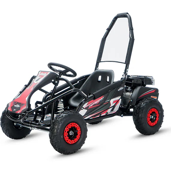 Detská bugina MiniRocket MudMonster 98ccm, červená