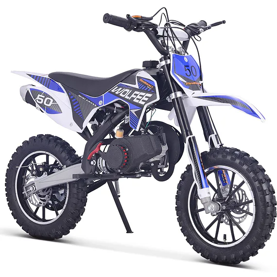 Minicross Gazelle 49ccm E-start - Modrý