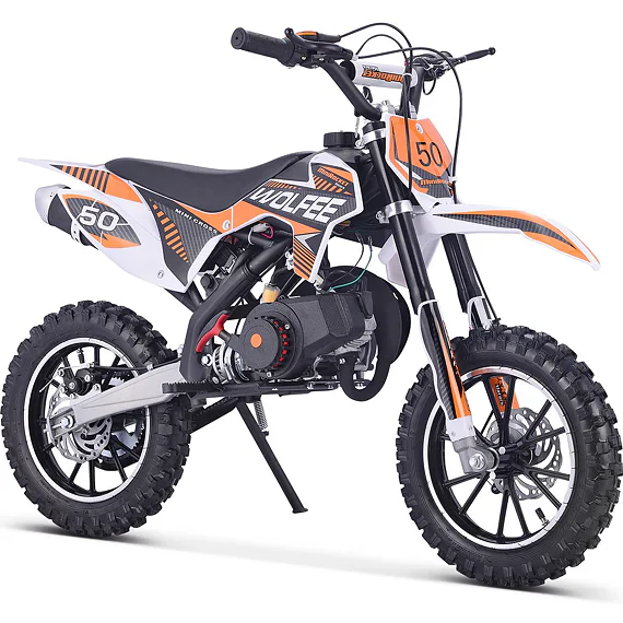 Minicross Gazelle 49 ccm E-start - Oranžový