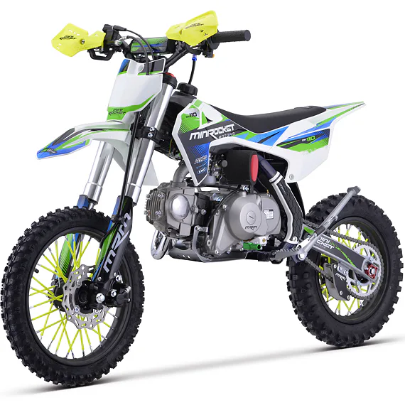 Pitbike MiniRocket DK110 poloautomat, modrý