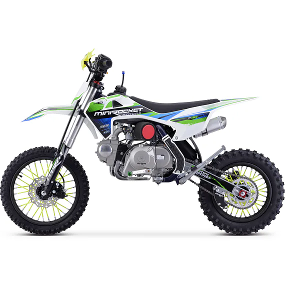 Pitbike MiniRocket DK110 poloautomat, modrý