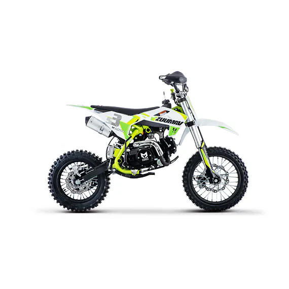 Pitbike Zuumav S3 125cc 14/12, poloautomat - zelená