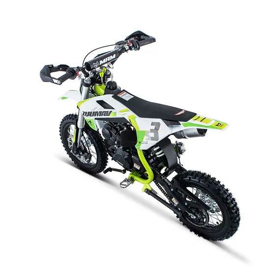 Pitbike Zuumav S3 125cc 14/12, poloautomat - zelená