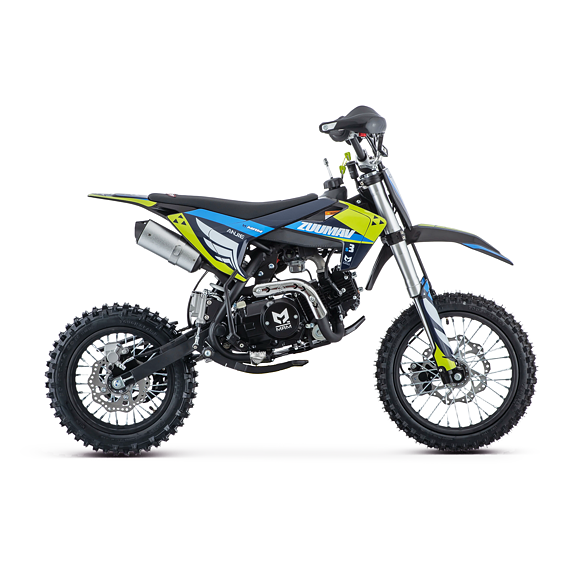 Pitbike Zuumav S3 125cc 14/12, poloautomat - čierna