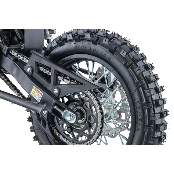 Pitbike Zuumav S3 125cc 14/12, poloautomat - čierna