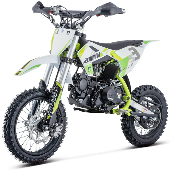 Pitbike Zuumav S3 125cc 14/12, poloautomat - zelená