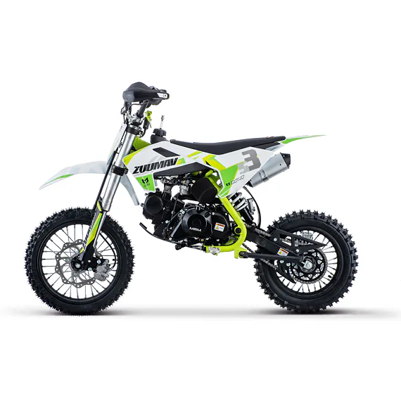 Pitbike Zuumav S3 125cc 14/12, poloautomat - zelená