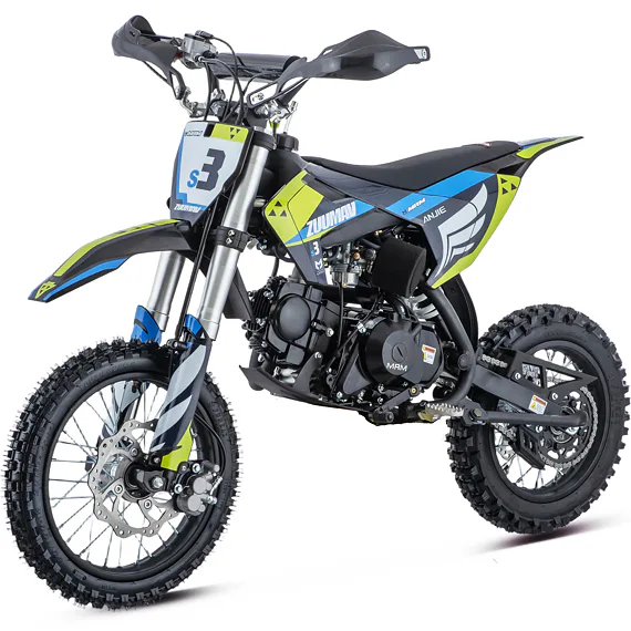Pitbike Zuumav S3 125cc 14/12, poloautomat - čierna