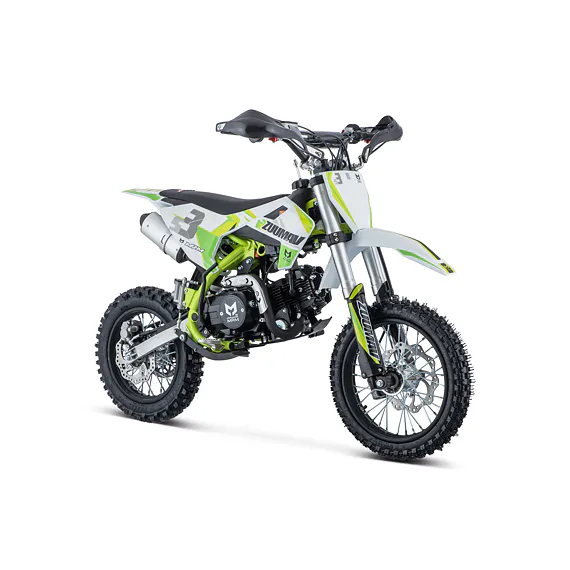 Pitbike Zuumav S3 125cc 14/12, manuál - zelená