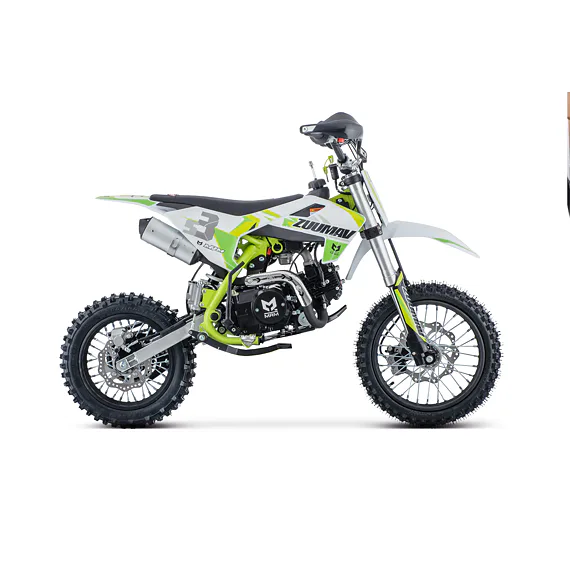 Pitbike Zuumav S3 125cc 14/12, manuál - zelená