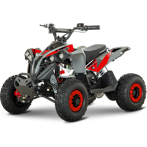 Štvorkolka MiniRocket MiniGade 1200W Grey Edition - Červená