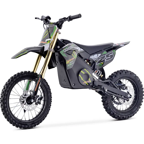 Minicross MiniRocket Coyote 1800W, kolesá 14/12 – zelená