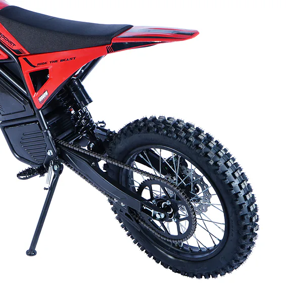 Elektrický pitbike MRM M8 10kW 19"/17" červený