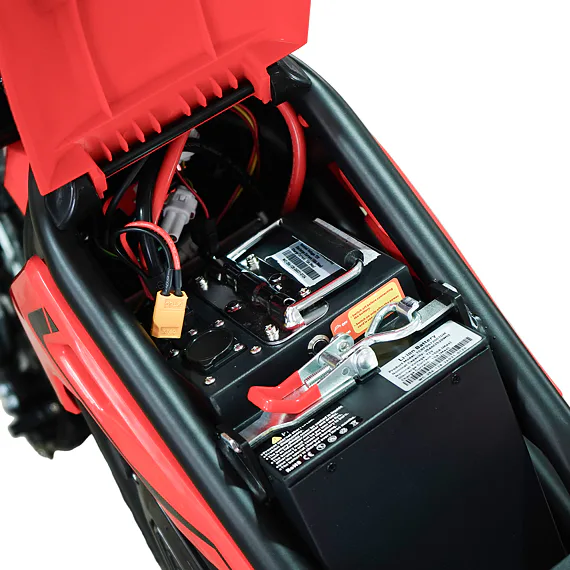 Elektrický pitbike MRM M8 10kW 19"/17" červený
