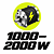 Obrázok 1000 W až 2000 W